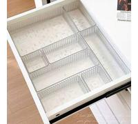 Shein 8 piezas/7 piezas/1 set Organizador de maquillaje transparente con cajones, estante de exhibición de cosméticos, caja de almacenamiento de herramienta