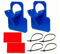 Shein 8 piezas Soportes de tubería de piscina azules, Fijadores de manguera de piscina de suelo, Clips de soporte de tubería, Accesorios de piscina, Nuevos