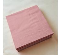 Shein 80/50/20/10/1 pieza Servilletas de cóctel, Servilletas rosa claro, Servilletas del Día de San Valentín, Servilletas desechables de doble capa para pos