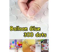 Shein Accesorios de decoración con globos, pegatinas súper adhesivas, pegatinas de globos de doble cara, pegamento de espuma redondo para globos