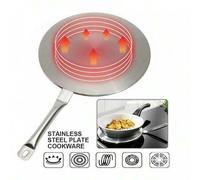 Shein Adaptador para placas de inducción de 23.5 cm Compatible con: ollas de aluminio, sartenes de cerámica, platos de acero y vidrio, cafeteras y cacerolas
