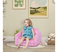Shein AIYAPLAY Sillón Infantil Plegable Sofá Infantil Reclinable 2 en 1 Sofá para Bebés Tapizado de Tela Luminosa Cojín y Funda Lavables para Dormitorio Sal