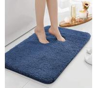 Shein Alfombras de baño súper absorbentes, alfombras de baño súper suaves y esponjosas, alfombras de piso antideslizantes y lavables a máquina, decoración d