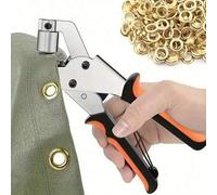 Shein Alicates para callos, herramientas manuales de perforación, alicates de remachado, artículos de cuero artificial y tela impermeable, necesidades de co