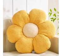 Shein Almohada con forma de flor, almohada decorativa con forma de flor para el Día de San Valentín, cojín de asiento suave y adorable con forma de margarit