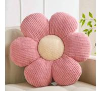 Shein Almohada con forma de flor, almohada decorativa con forma de flor para el Día de San Valentín, cojín de asiento suave y adorable con forma de margarit