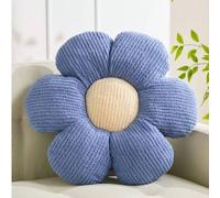 Shein Almohada con forma de flor, almohada decorativa con forma de flor para el Día de San Valentín, cojín de asiento suave y adorable con forma de margarit