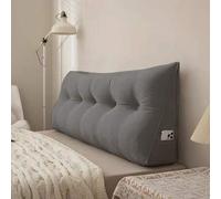 Shein Almohada de apoyo para la espalda en forma de cuña, almohada de lectura triangular en forma de cuña, almohada de cabecera en forma de cuña, almohada d