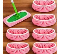 Shein Almohadillas de Trapeador Reutilizables, Cubiertas de Trapeador Plano Húmedo y Seco, Adecuadas para la Limpieza de Pisos de Madera Dura: Alta Absorció
