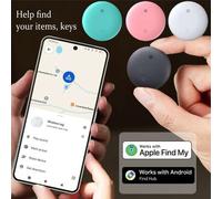 Shein Alternativa a AirTag, localizador global, localizador de AirTag para Apple y Android, rastreador GPS global, alarma anti-pérdida para mascotas, rastre