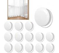 Shein Anillos magnéticos resistentes para cortina de ducha, diseño clásico, fácil de usar, almacenamiento de baño, evita el desplazamiento, adecuado para co