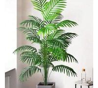 Shein Árbol de palma artificial grande - 68cm/95cm/125cm (49.2in) Árbol de palma Areca artificial para decoración del hogar, oficina, jardín y fiestas - Dec