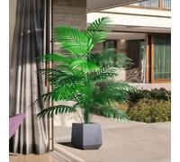 Shein Árbol de Palma Artificial Ultra-Realista, Palma Areca Falsa de 60-120cm de Alto, Decoración Interior/Exterior, Árbol Artificial de Bajo Mantenimiento,