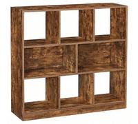 Shein Biblioteca, Librería con Estantes, Estantería para Libros, Estantería Decorativa, para Oficina, Salón, Dormitorio, Habitación Infantil y Oficina, 97,5