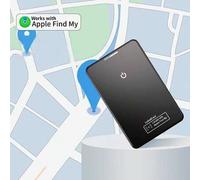 Shein Billetera delgada localizadora, tarjeta de posicionamiento global inteligente, versión Apple Airtag, rastreador GPS, alarma anti-pérdida Apple Airtag,