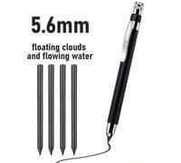 Shein Bolígrafo de dibujo industrial de 5.6mm - 1 bolígrafo o 1 caja de recarga, negro. Escritura suave, ergonómico. Dirigido a diseñadores profesionales, e