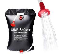 Shein Bolsa de ducha portátil para camping de 20L con manguera extraíble y cabezal de ducha con encendido/apagado, para camping y viajes al aire libre. Se e