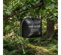 Shein Bolsa de ducha solar para camping de 40 L con gancho colgante y cabezal de ducha, sistema portátil de calentamiento de agua para exteriores alimentado