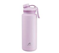 Shein Botella de agua aislada de 40 onzas con tapa con pajita - Termo de acero inoxidable, taza de café de doble pared a prueba de fugas, térmica durante 24