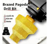 Shein Brocas escalonadas con bisel de diamante M10 M14 de 20-50 mm, abridores de agujeros, cortadores de azulejos, brocas de expansión para mármol y hormigó
