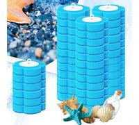 Shein Cabezal de repuesto para cepillo de baño desechable con aroma a océano azul, decoración de otoño para el baño