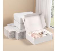 Shein Cajas de cartón corrugado, cajas de envío, cajas de regalo, adecuadas para embalaje, envío, mudanza, embalaje para pequeños negocios