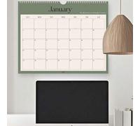 Shein Calendario de pared A3 2026-2027 - Enero 2026 a Junio 2027, Planificador mensual grande, Adecuado para el hogar, la oficina, la escuela, la decoración