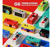 Shein Cámara en forma de llavero 1080P - Pantalla HD de 0.96", Diseño retro SLR de 8MP, Ángulo amplio de 160°, Cordón anti-pérdida, Cámara DV portátil recar
