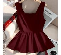 Shein Camiseta sin mangas ajustada para mujer, adecuada para el trabajo, el viaje, las fiestas, la graduación y el uso diario