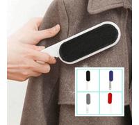 Shein Cepillo electrostático de doble cara para ropa, rodillo quitapelusas, cepillo para eliminar polvo, quitapelusas para abrigos de lana, cepillo de limpi
