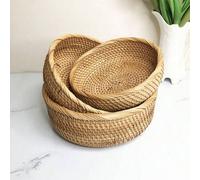 Shein Cesta tejida. Cesta de almacenamiento. Cesta de picnic. Cesta de frutas. Cesta de verduras. Cesta de almacenamiento de escritorio.
