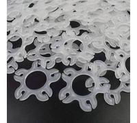 Shein Clips de plástico reutilizables para globos de 4.8cm con hebilla de anillo multifuncional, adecuados para boda, cumpleaños, decoración de fiesta, arco