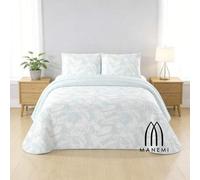 Shein Colcha bouti para verano y entretiempo - Colcha para cama inluye 1 o 2 funda de cojin segun la medida,Colcha cubre cama 100% poliester, suave y transp