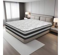Shein Colchón Viscoelástico 160x200 cm - Premium - Anti-Stress - Espuma Ultra Transpirable - Ergonómico - Hipoalergénico - Cara Invierno Verano - Altura 28
