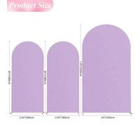 Shein Cortina de arco de 1,2 m, 1,5 m, 1,8 m, 2 m, 2,2 m, 2,4 m, con tela elástica en ambos lados, decoración de arco de boda, adecuada para arco de fiesta