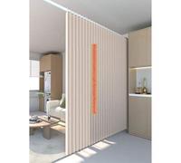 Shein Cortina de puerta plegable con función de bloqueo de viento fuerte, bloquea eficazmente el flujo de aire externo, excelente rendimiento de aislamiento