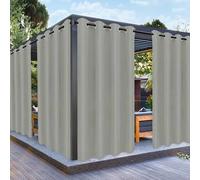 Shein Cortinas Para Exteriores Impermeables Y Resistentes A La Intemperie Para Patio, Resistentes Al Agua Y A Los Rayos Uv. Ideal Para Cenador, Porche Delan