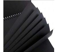 Shein Cuaderno de bocetos A5/A4 con espiral, cuaderno de bocetos de cartón negro en blanco