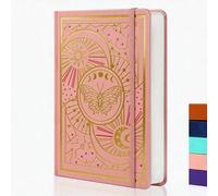 Shein Cuaderno de tapa dura con cuadrícula de puntos A5, papel grueso de 160 g/m², adecuado para trabajo, escritura, diario, dibujo, unisex, 5.8 x 8.3 pulga