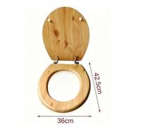 Shein Cubiertas de Asiento de Inodoro de Múltiples Estilos Disponibles en Madera Maciza o Blanco Puro, Equipadas con Bisagras Silenciosas de Cierre Lento Re