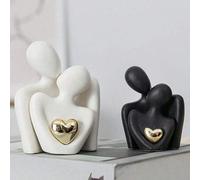 Shein Decoración de pareja creativa, adecuada para la decoración del hogar moderno como la sala de estar, el escritorio, el armario de noche. Ornamento de e