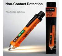 Shein Detector de voltaje Bolígrafo probador de voltaje sin contacto inteligente 12-1000V Sensor de corriente eléctrica Lápiz indicador de voltaje
