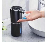 Shein Dispensador automático de jabón con sensor, dispensador de gel desinfectante de manos en espuma, dispensador de pared de 380 ml con tecnología de sens