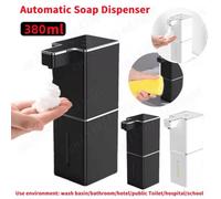 Shein Dispensador de jabón automático inteligente sin contacto con sensor infrarrojo, botella portátil de líquido para lavado de manos, dispensador eléctric