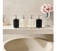 Shein Dispensador de jabón líquido para baño de hotel de 300/400ML, botella recargable para gel de ducha y champú