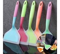 Shein Espátula de silicona multifuncional de 4 colores - Antiadherente y resistente al calor, adecuada para cocinar, mezclar y asar a la parrilla - Excelent