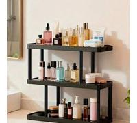 Shein Estantería de almacenamiento de cosméticos, gabinete de exhibición de gran capacidad, adecuado para productos de cuidado de la piel y perfumes, ordena