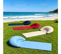 Shein Esterilla de playa portátil y cómoda, manta de picnic plegable impermeable y a prueba de arena, adecuada para piscina, playa, fiesta al aire libre, ca