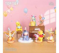 Shein Figura ciega de la serie de fiestas de Disney Winnie the Pooh, juguete decorativo lindo, regalo de cumpleaños