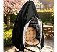 Shein Funda impermeable para silla de huevo - Resistente 190x200cm Individual / 200x230cm Doble, Cubierta de protección para muebles de patio al aire libre,